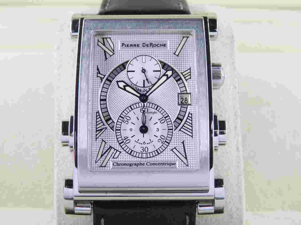 Pierre DeRoche
                           
                                 SplitRock Concentric Chronograph Automatic 42.5x29mm Steel Complete Set MINT