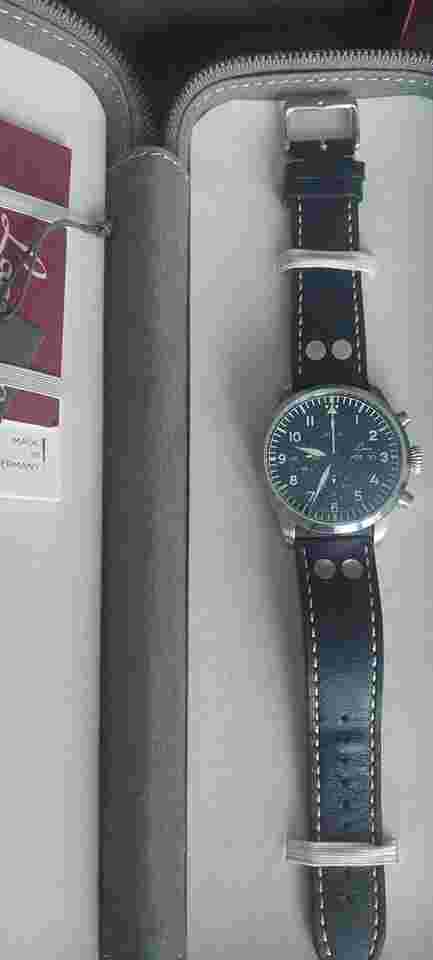 Laco Kiel Kiel.2 Schwarz Chronograph full set with invoice
