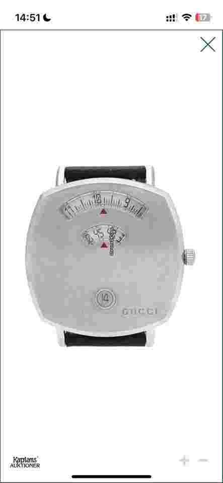 Gucci Grip Gucci Jump Hour Ref.YA157405 NOS 36x36mm Quartz 2003