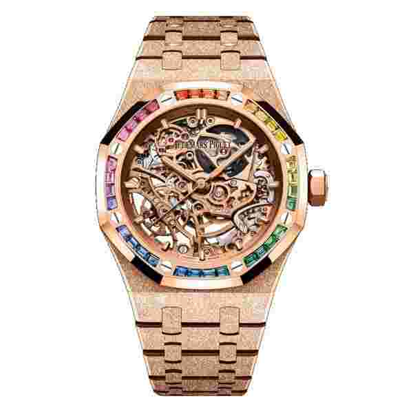 Audemars Piguet Royal Oak Frosted Gold Double Balance Wheel Openworked 15468OR.YG.1259OR.01-B