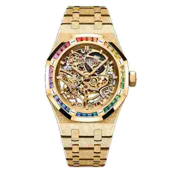 Audemars Piguet Royal Oak Frosted Gold Double Balance Wheel Openworked 15468BA.YG.1259BA.01-B