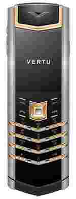 Yellow Gold Mixed Metals Black Leather Vertu