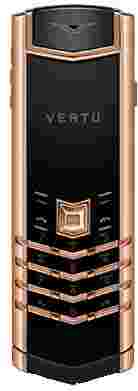 Red Gold Black Ceramic Back Vertu