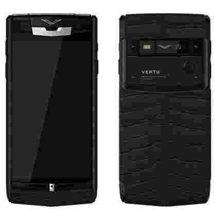 Signature Touch Pure Jet Alligator Diamonds Vertu