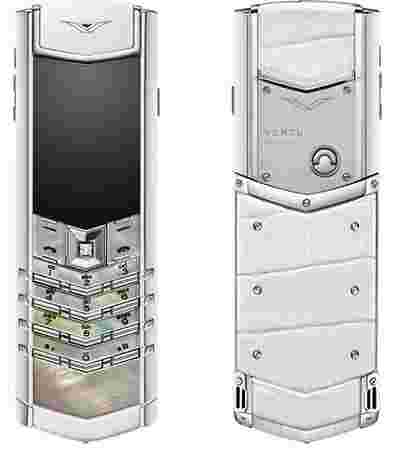 Signature White Mother of Pearl Vertu