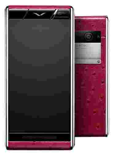 Aster Raspberry Ostrich Vertu