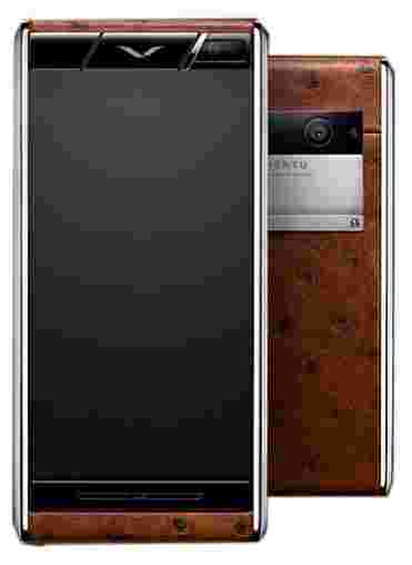 Aster Cognac Ostrich Vertu
