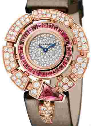 Bulgari Serpenti
                           
                                 Incantati / Rose Gold / Diamonds&Rubellites / Quartz / 30mm / Box&Papers / 102537