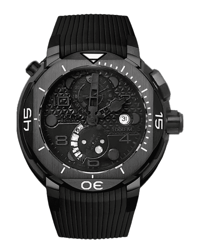 Часы Clerc HYDROSCAPH 1000M GMT POWER RESERVE