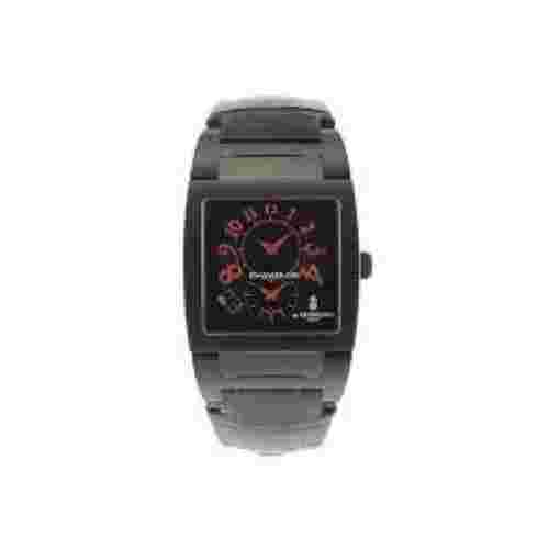 DE GRISOGONO INSTRUMENTO UNO PVD STEEL ALL BLACK - UNO DF N31