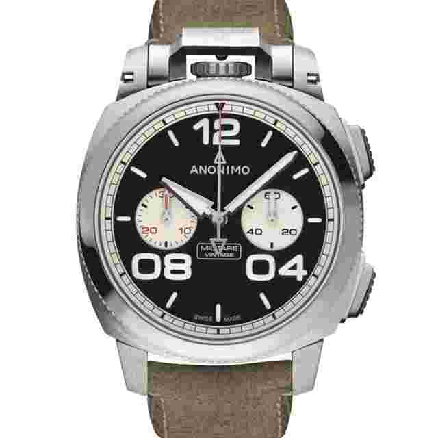 Anonimo Militare Automatic Black 43mm