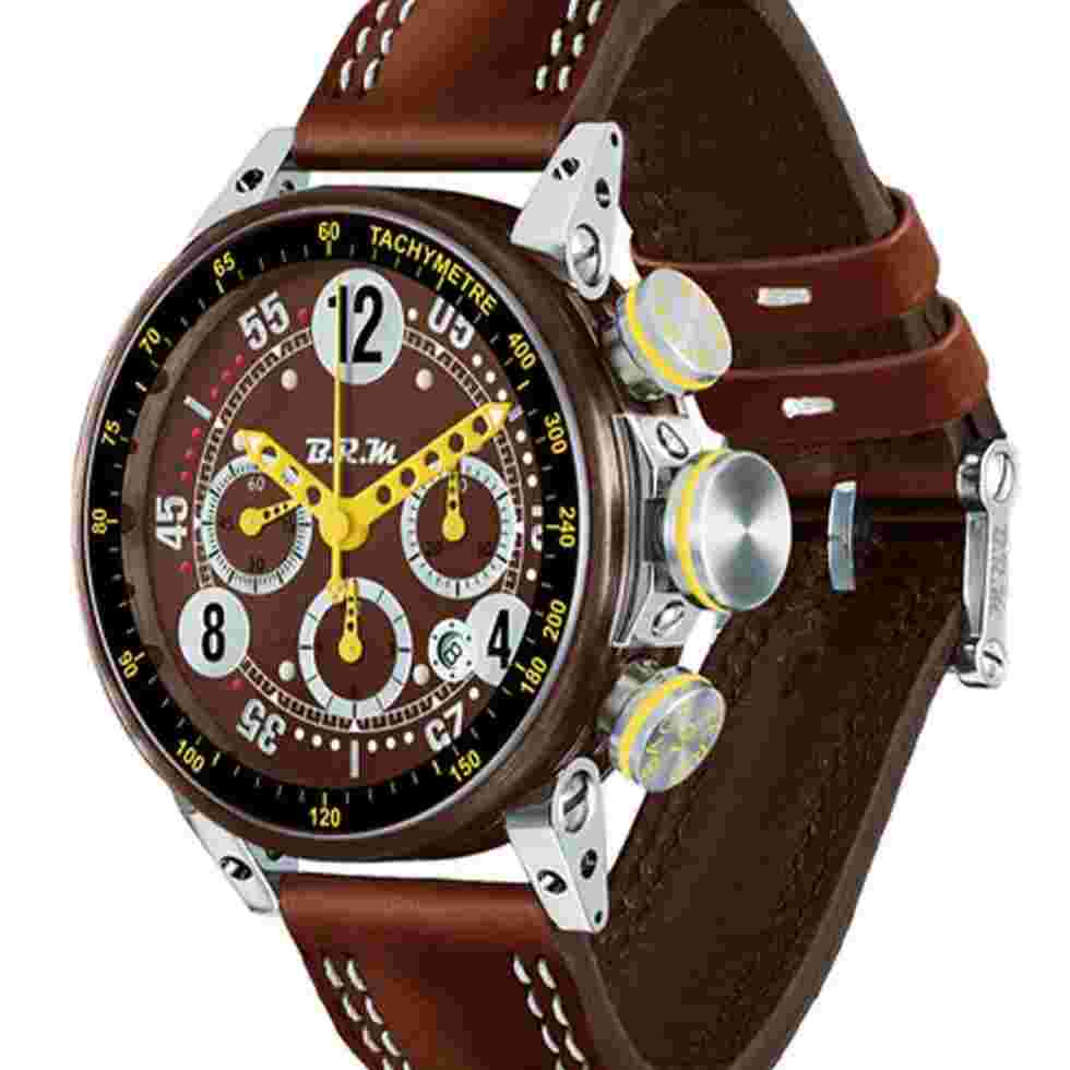 B.R.M Chronographes V12 Automatic Brown 44mm