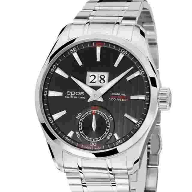 EPOS Artistry 3404 BD Manual winding Black 43mm