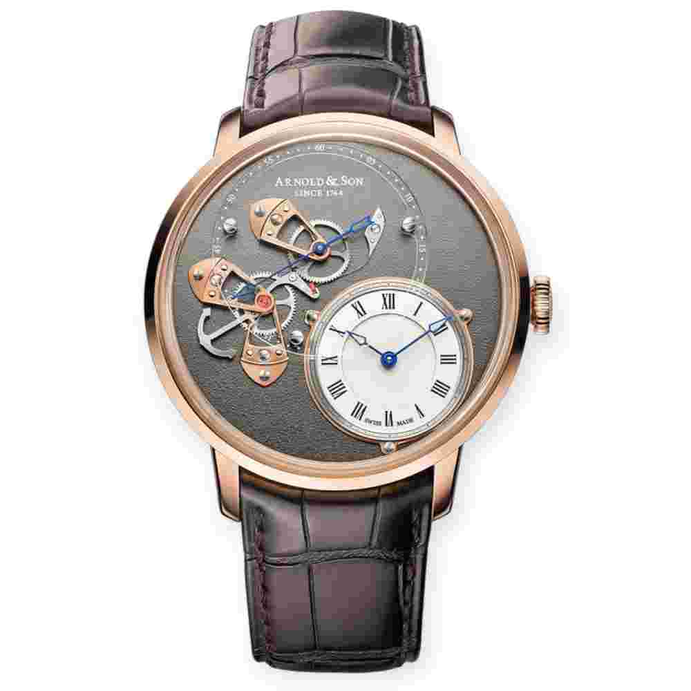 Pre-Owned Arnold & Son Rose Gold 43mm DSTB 1ATAR.S01A.C120A