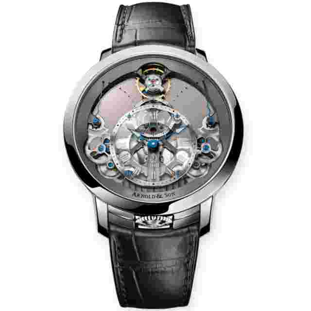 Pre-Owned Arnold & Son Time Pyramid 1TPAR.S01A.C125A