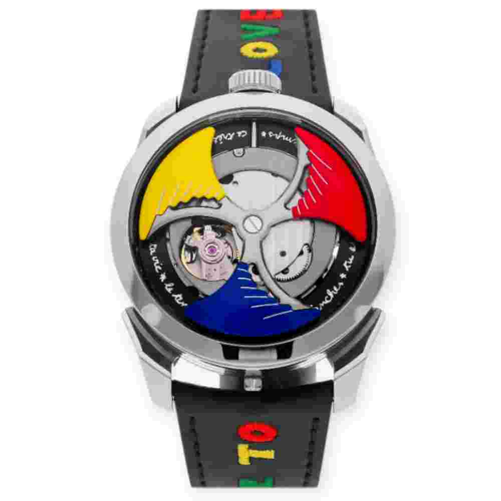 Pre-Owned MB&F “Time To Love” Limited Edition Stainless Steel 42mm Men’s Watch