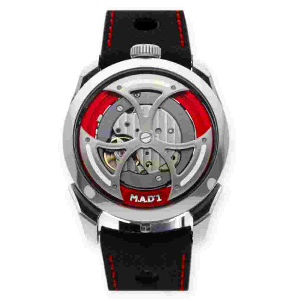 Pre-Owned MB&F M.A.D.1 Edition 1 Red 42mm Stainless Steel Men’s Watch