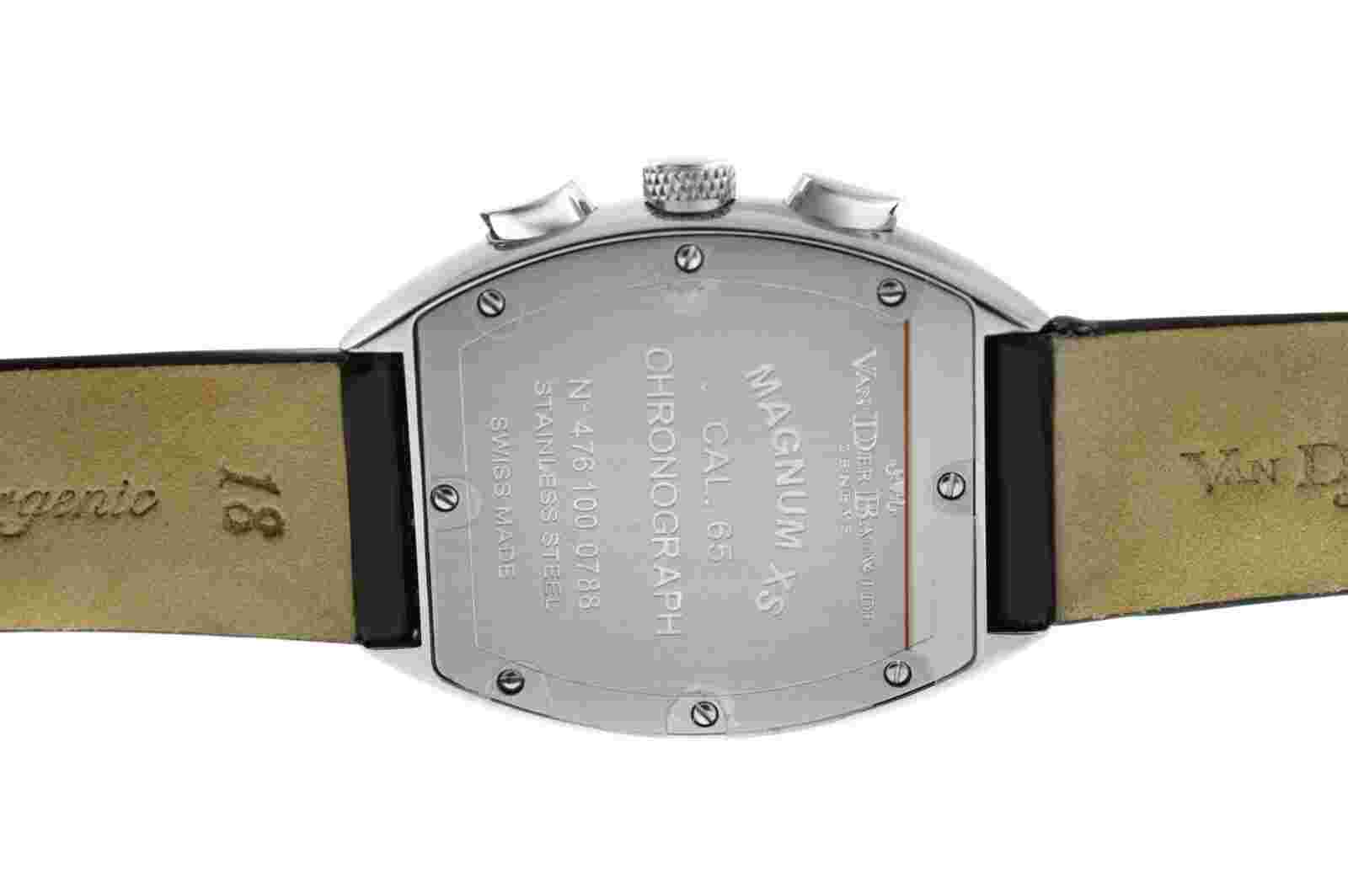 Ladies Van der Bauwede Magnum XS Cal 65 Ref. 15501 Diamond Steel Quartz Watch