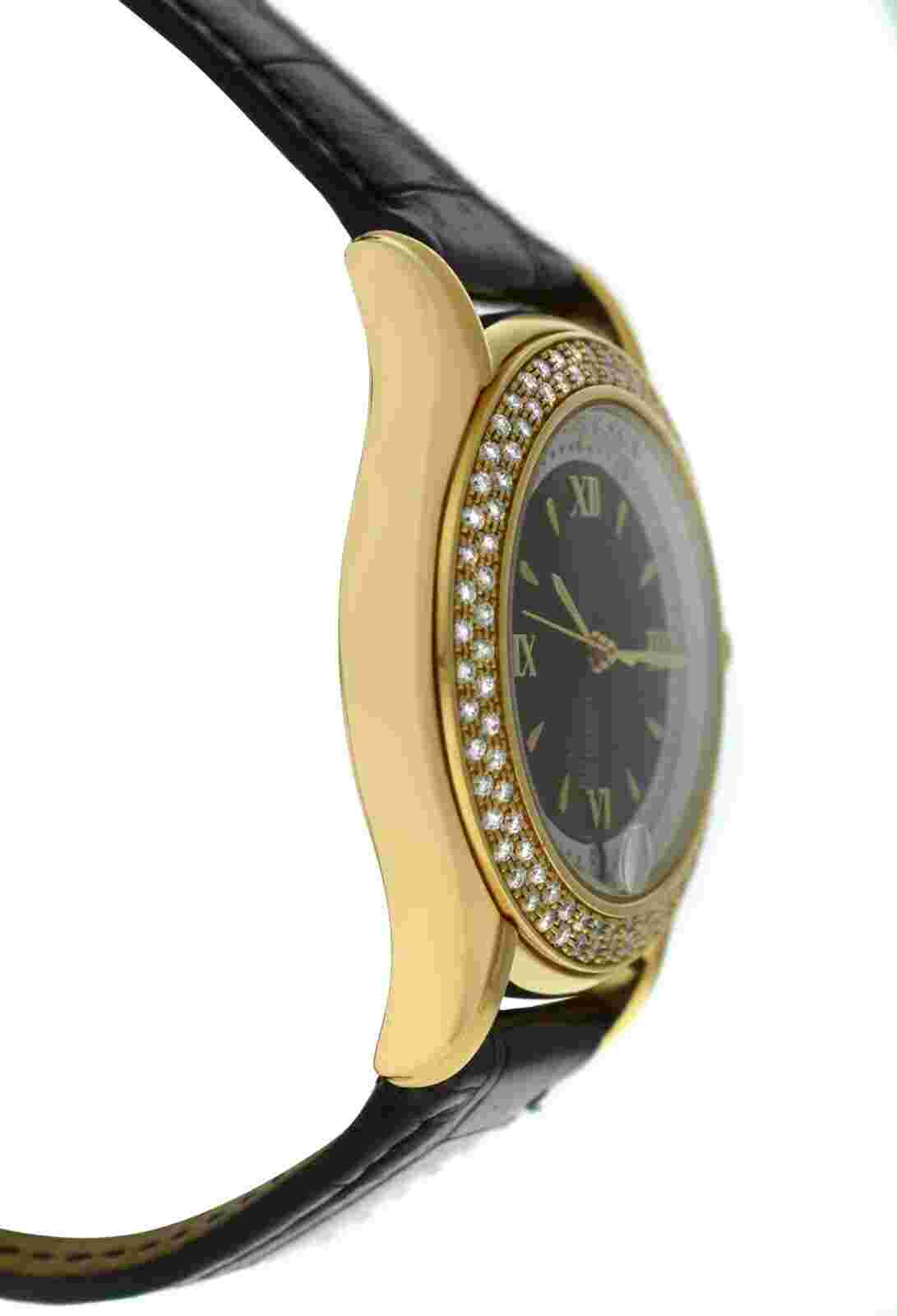 Mauboussin Classique  18K Gold Factory Diamonds MOP Automatic 34MM Watch