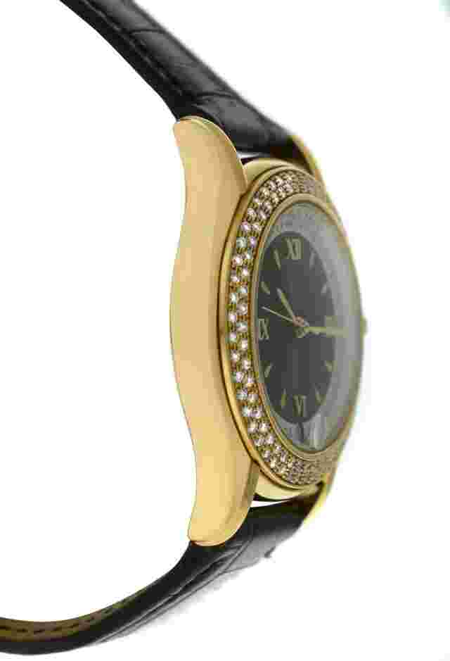 Mauboussin Classique  18K Gold Factory Diamonds MOP Automatic 34MM Watch
