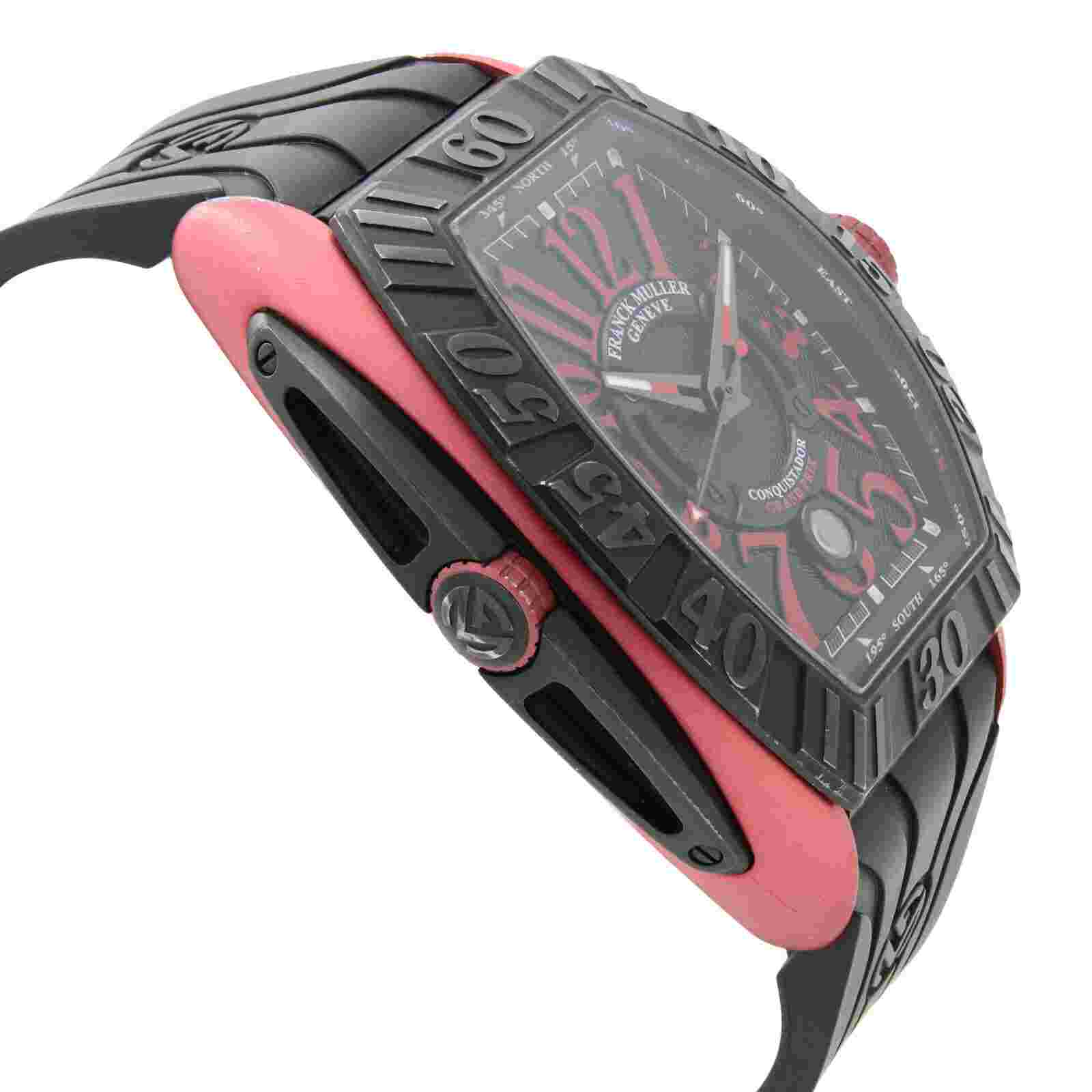 Franck Muller Conquistador Grand Prix Titanium Black Dial Watch 8900 SC DT GPG