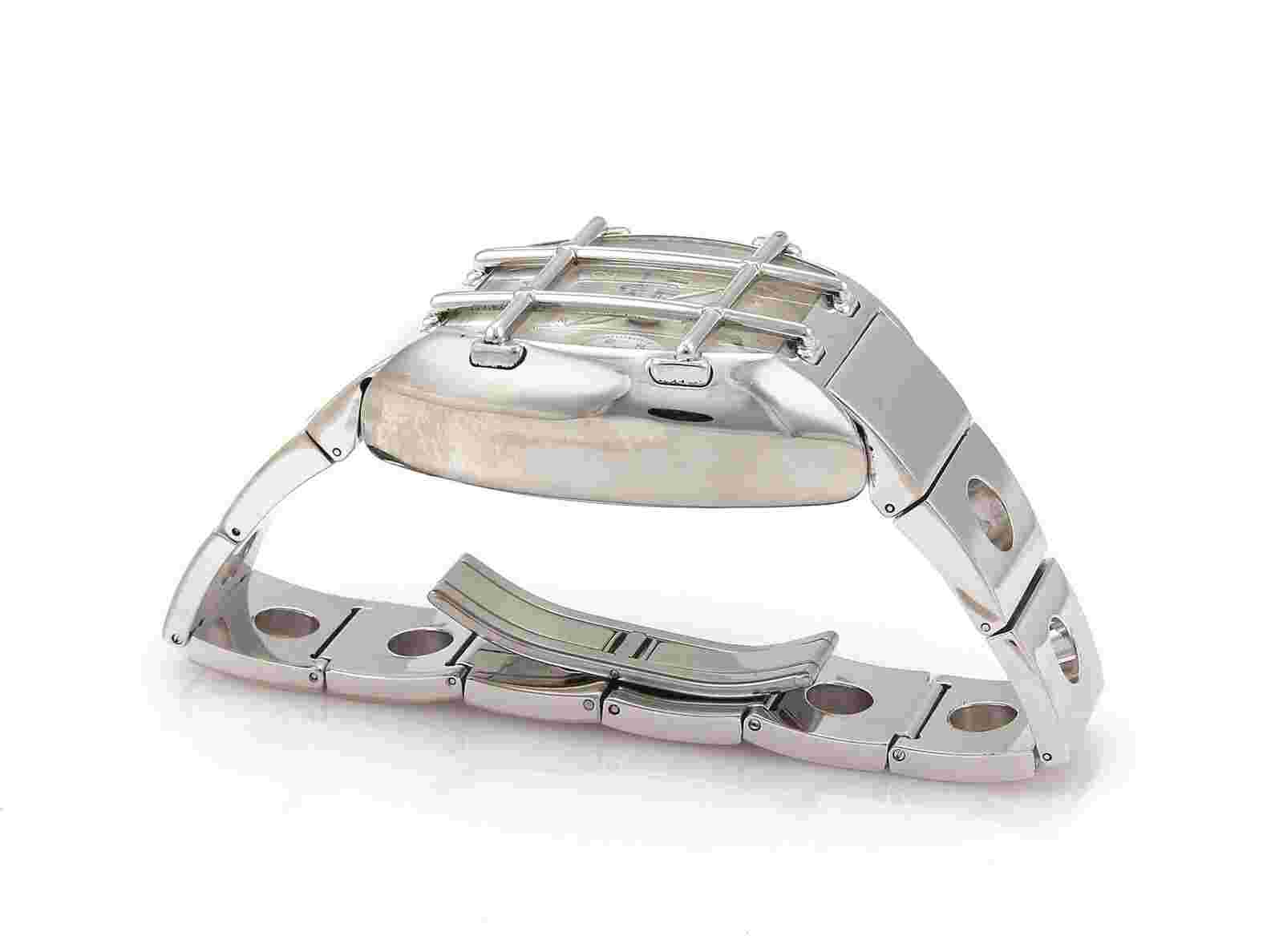 Van Der Bauwede 800 Silver Magnum Automatic Cal.35 Quarterback Mens Watch