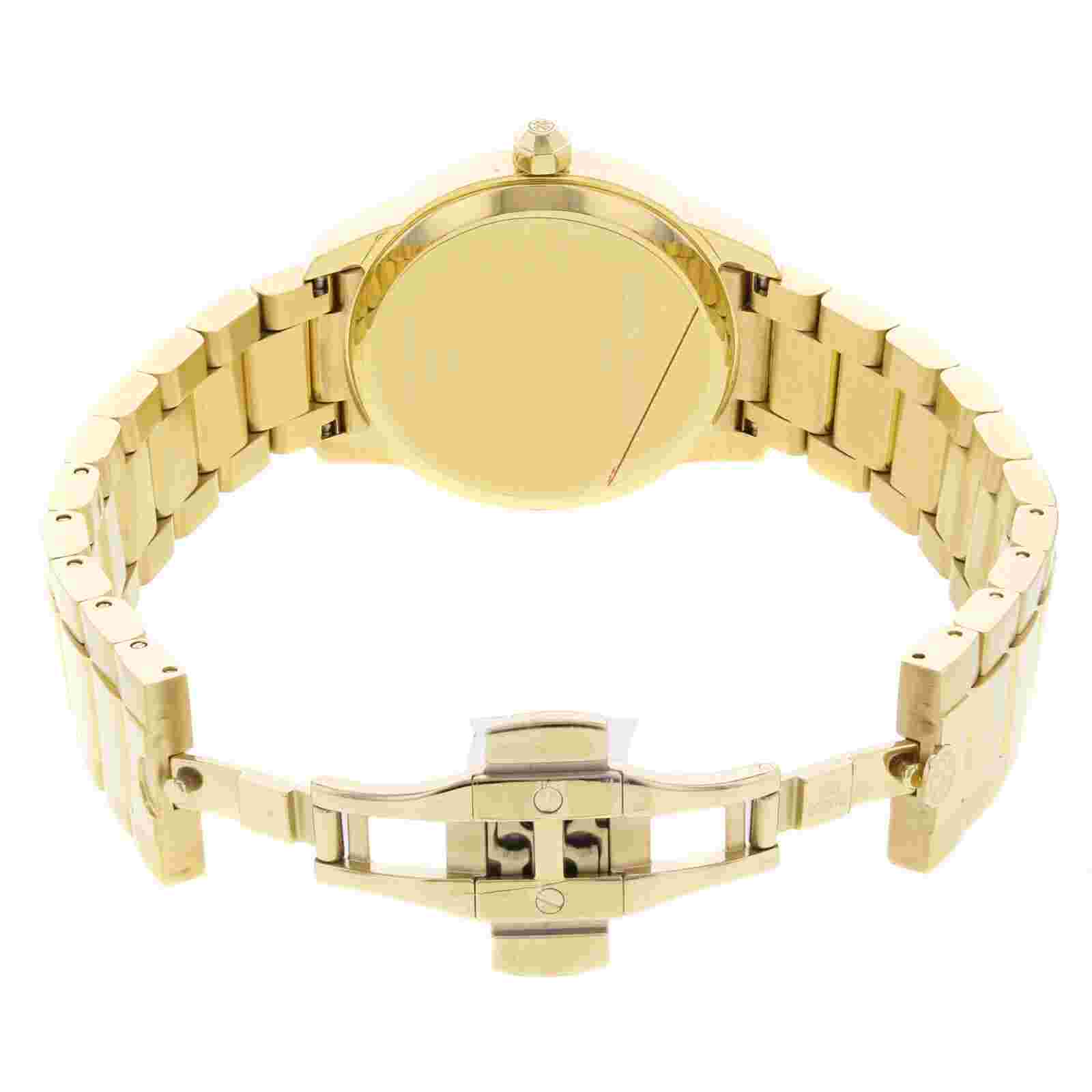 Tory Burch Collins Gold Tone Stainless Steel Cream Quartz Ladies Watch TB1200