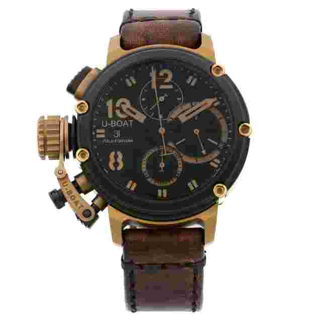 U-Boat Chimera 43mm B&B LTD Edition PVD Steel Bronze Black Dial Mens Watch 8015