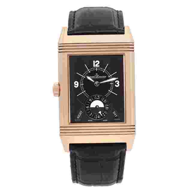 Jaeger LeCoultre Grande Reverso Duodate 18K Rose Gold Manual Wind Watch