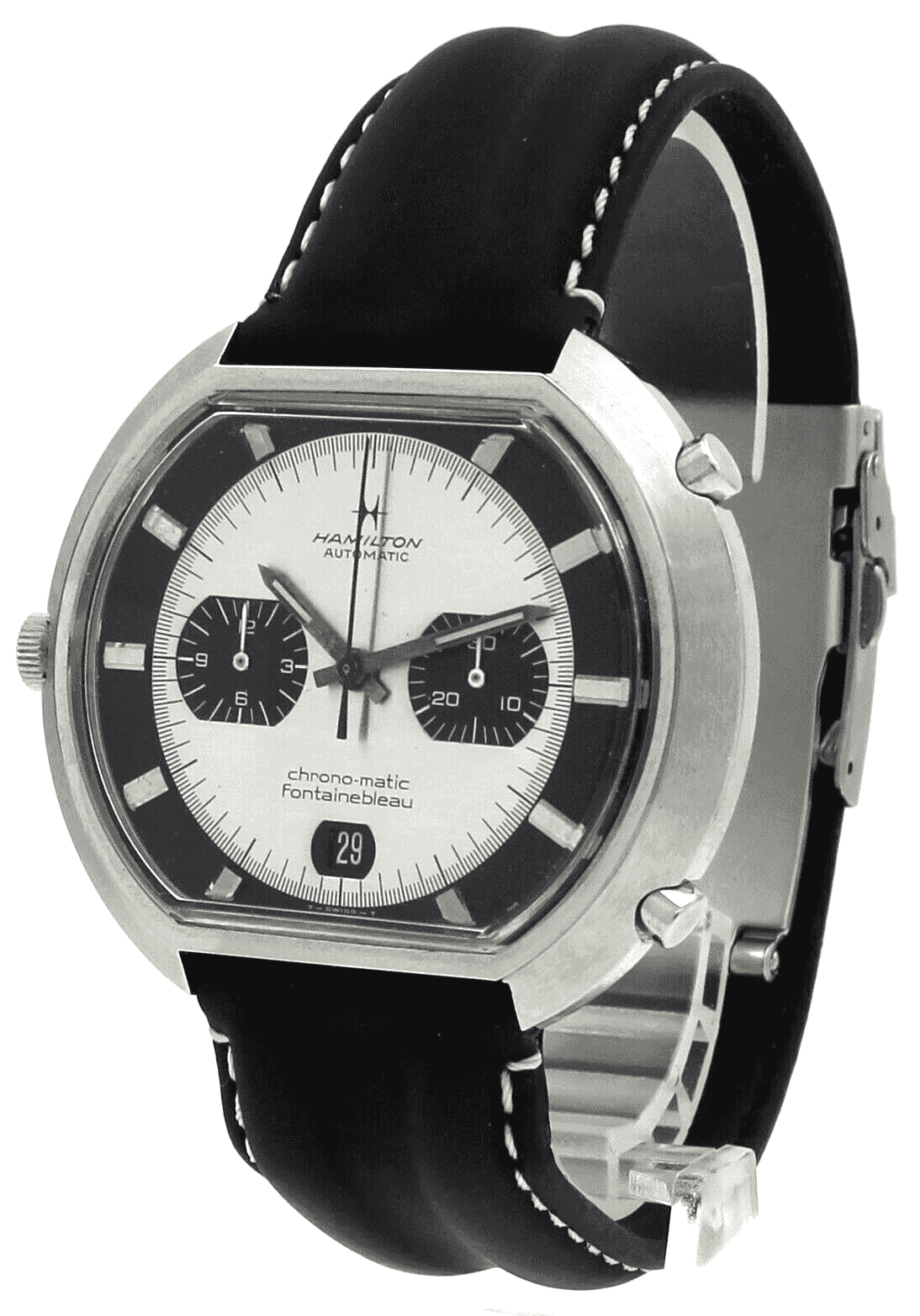 Hamilton Chrono Matic Fontainebleau Chronograph 1970's Watch