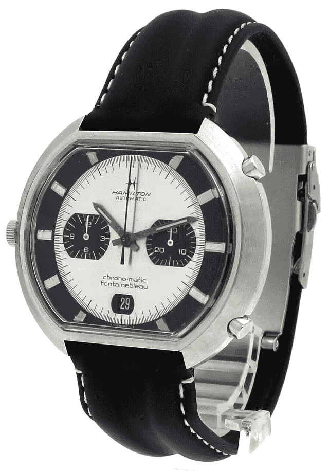 Hamilton Chrono Matic Fontainebleau Chronograph 1970's Watch