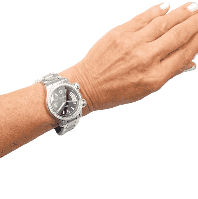 Jaeger LeCoultre Master Compressor Factory Diamond Automatic Watch +Extra Band