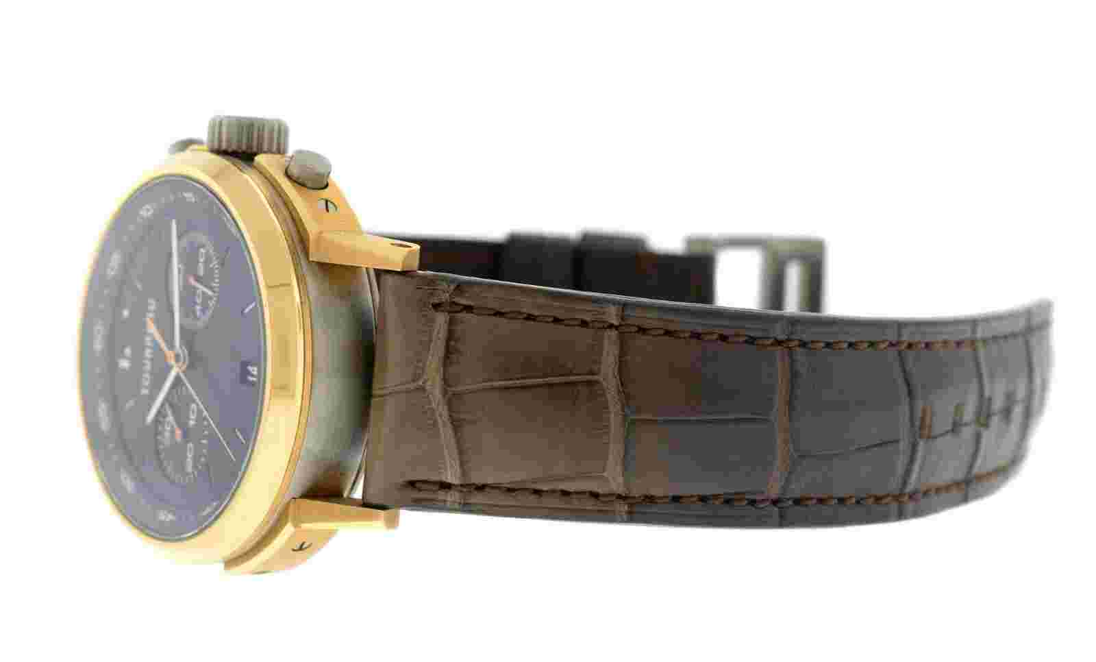 Tourneau TNY Chrono TNY400305005 Men 18K Rose Gold Titanium 40MM Automatic Watch