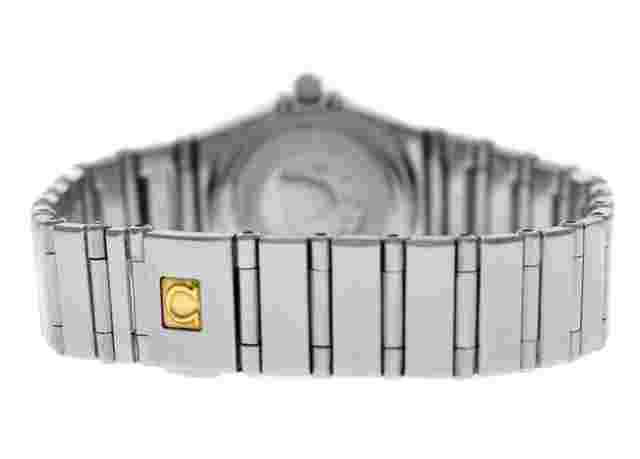 Omega Constellation   Diamonds MOP Ladies Steel 22MM Quartz Watch