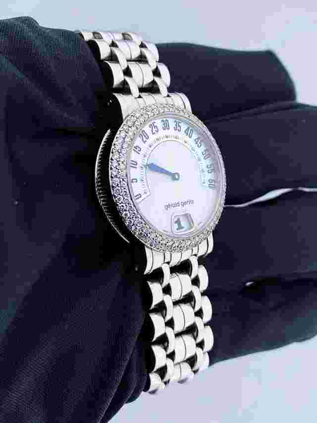 Gérald Genta Retro Classic G.3624 Diamonds Steel Ladies Watch