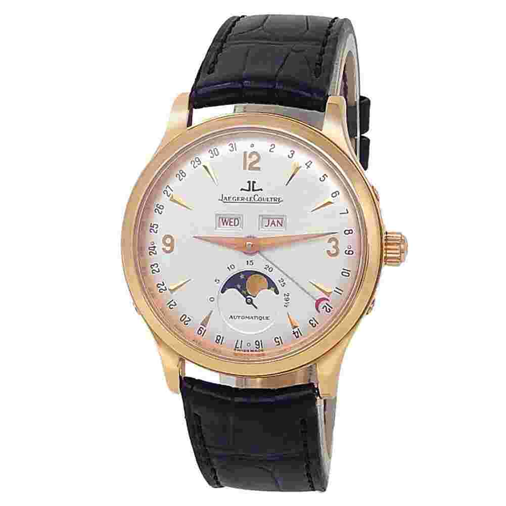 Jaeger-LeCoultre Master Control 18k Rose Gold Auto Silver Men's Watch