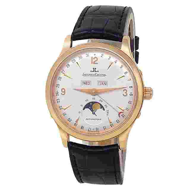 Jaeger-LeCoultre Master Control 18k Rose Gold Auto Silver Men's Watch