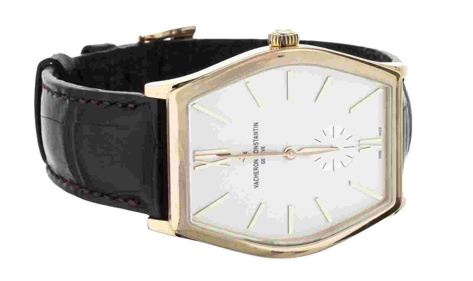 VACHERON CONSTANTIN MALTE SMALL SECONDS ROSE 36x47MM 82130/000r-9755 FULL SET