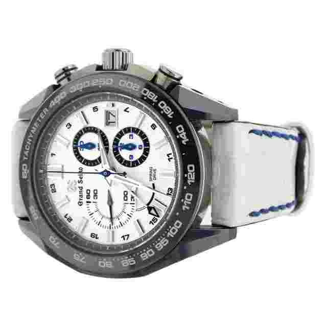 Grand Seiko GTR Limited Edition Spring Drive Blue Ceramic 36mm  Full Set
