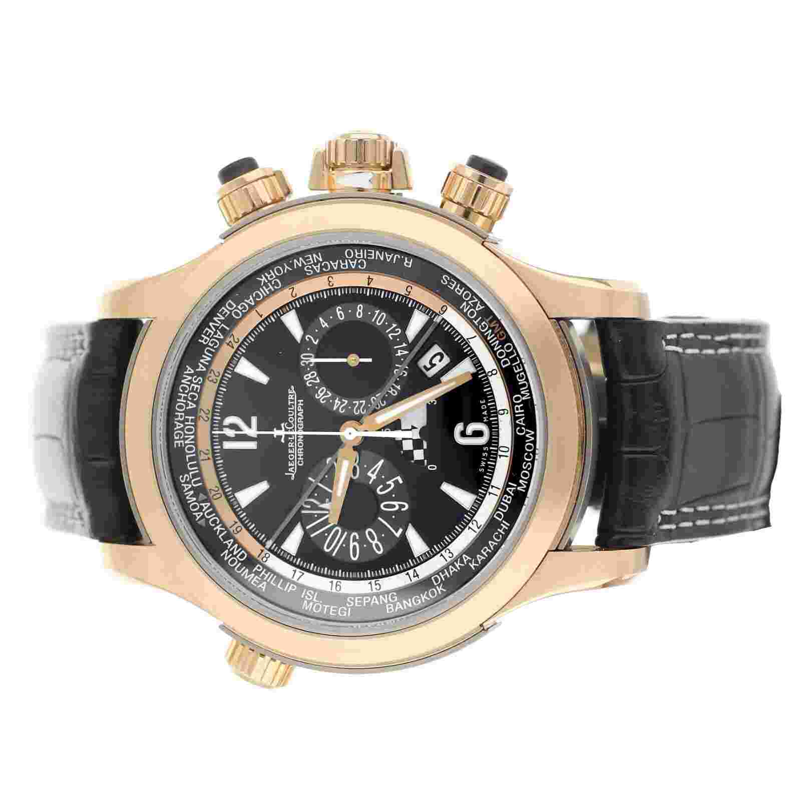 Jaeger LeCoultre Master Compressor Geographic Rose Gold 46m m