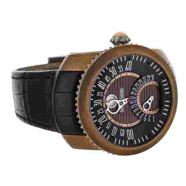 Gerald Genta Bvlgari Black Dial Bronze & Titanium Automatic 47MM