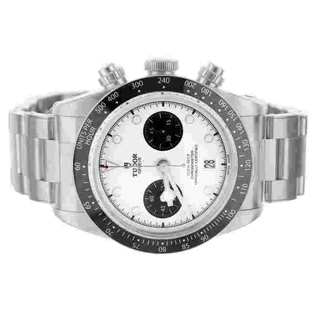 Tudor Black Bay Chrono White Dial Stainless Steel Bracelet