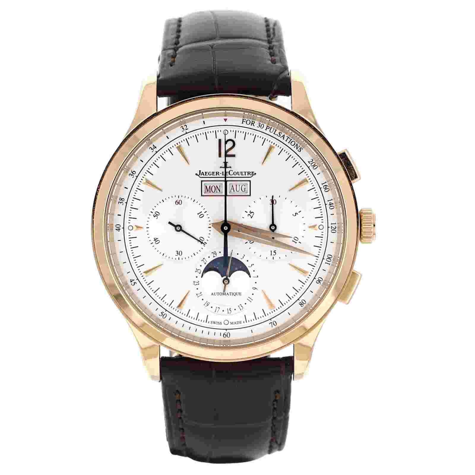Jaeger-LeCoultre Master Control Chronograph Calendar Rose Gold Case