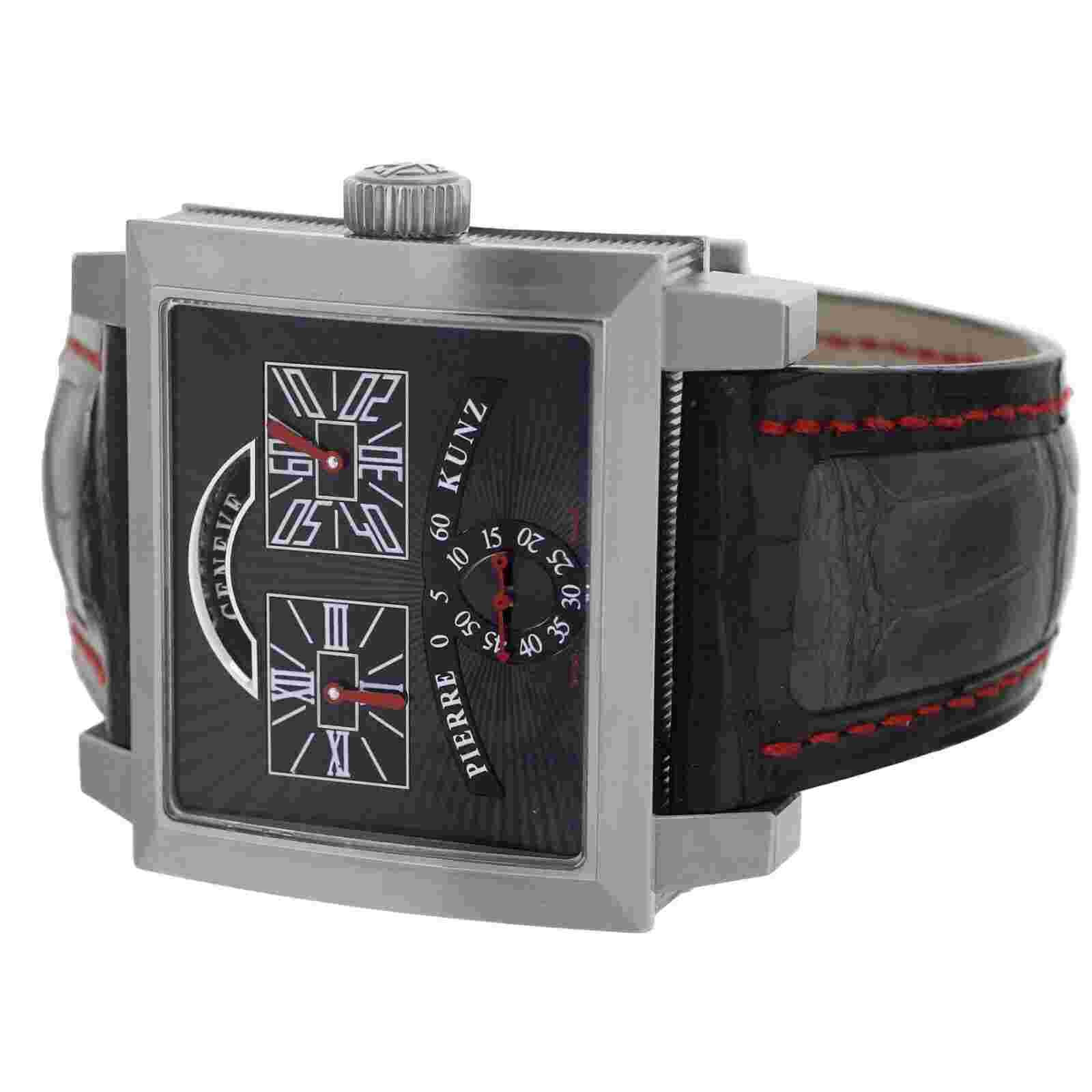 Pierre Kunz Seconde Virevolante Retrograde Black Dial