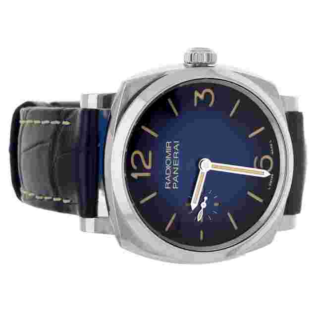 Panerai Radiomir Mediterraneo Blue Stainless Steel Manual
