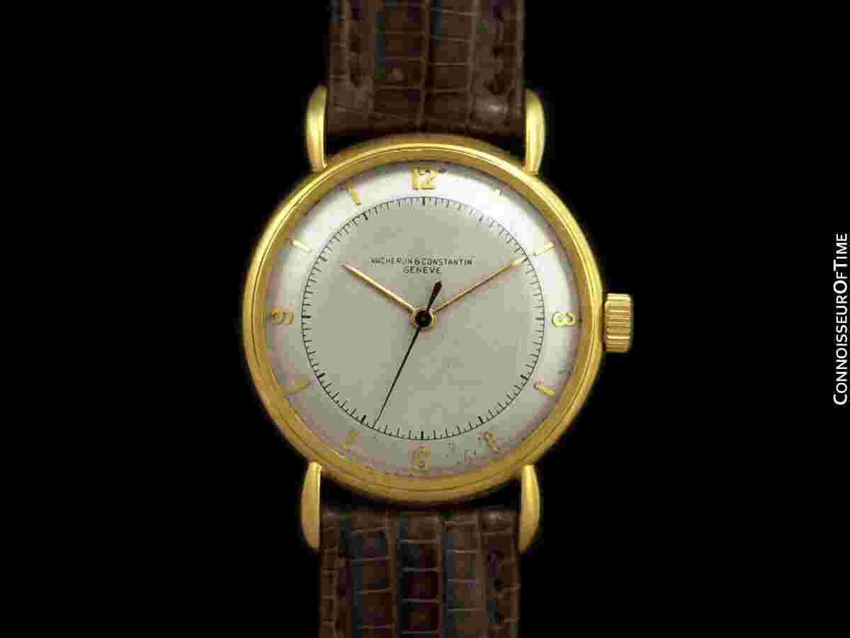 1940's VACHERON & CONSTANTIN Vintage Mens Tear Drop 18K Gold - Minty w/ Warranty