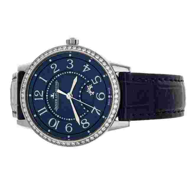 Jeager-LeCoultre Rendez-Vous Blue Dial Diamond Bezel