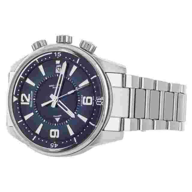 Jaeger-LeCoultre Polaris Mariner Memovox Blue Dial Alarm 42mm