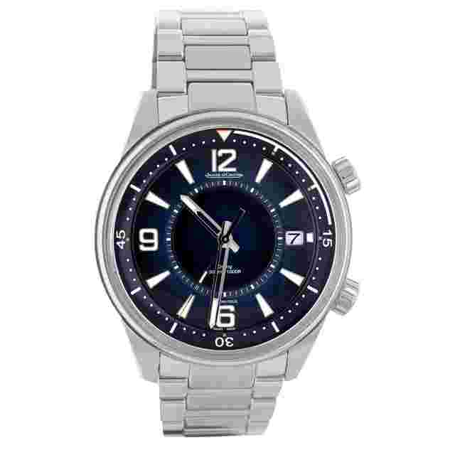 Jaeger LeCoultre Polaris Mariner Date Blue Dial Steel