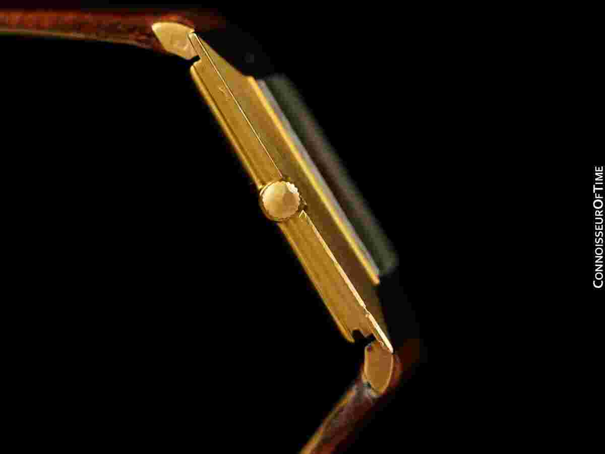 1960's VACHERON & CONSTANTIN Mens Vintage "Extra-Flat" Modernist - 18K Rose Gold